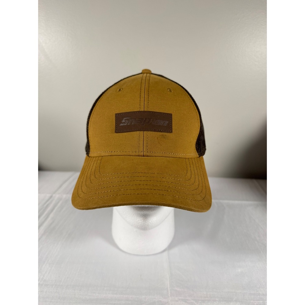 Snap-on Tools Trucker Hat Brown Tan Mesh Snapback Cap Official Licensed Product